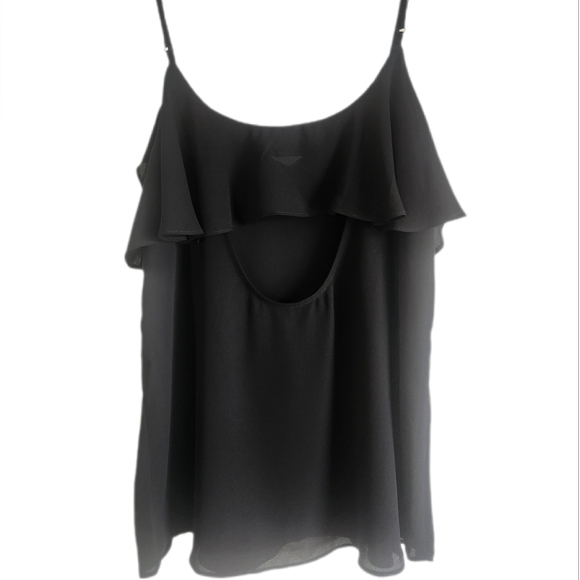 Express Ruffled Sleeveless Top - Picture 2 of 2